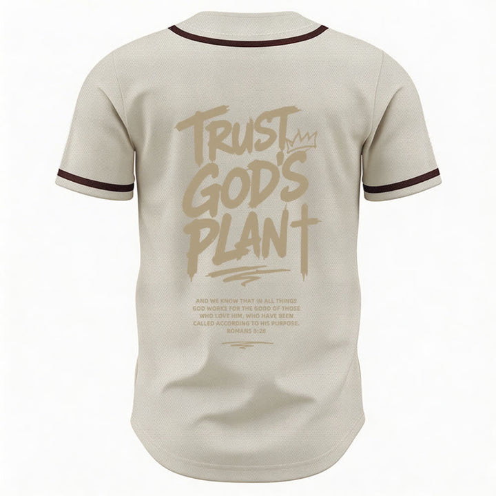Christianartworkshop Vertraue auf Gottes Plan – Baseballtrikot mit Mesh-Knopfleiste - image 22