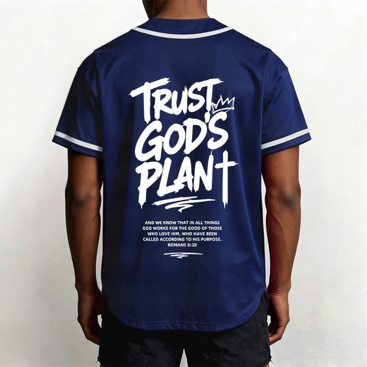 Christianartworkshop Vertraue auf Gottes Plan – Baseballtrikot mit Mesh-Knopfleiste - image 40