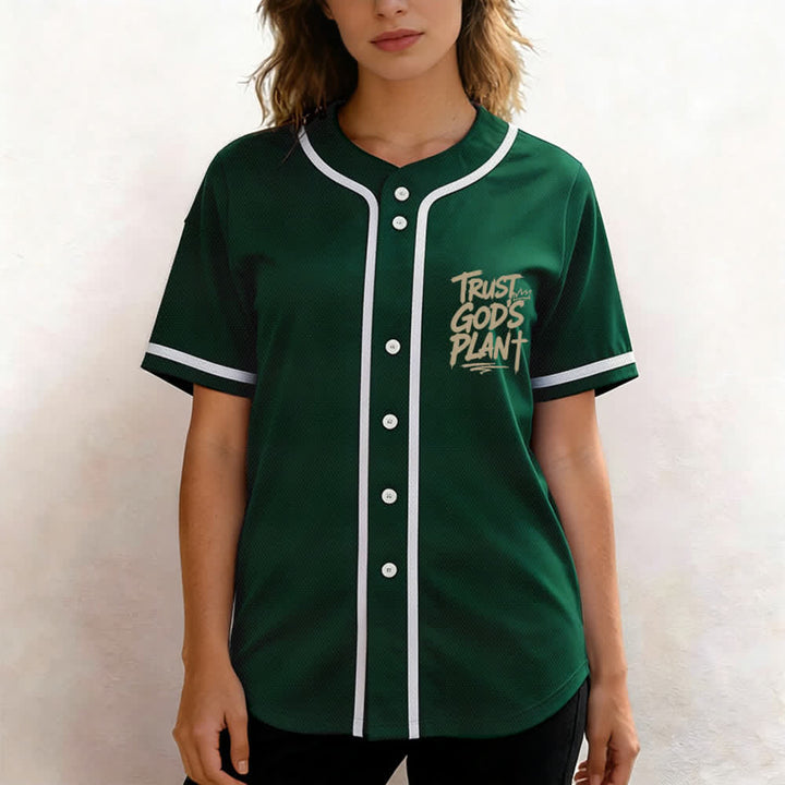 Christianartworkshop Vertraue auf Gottes Plan – Baseballtrikot mit Mesh-Knopfleiste - image 18