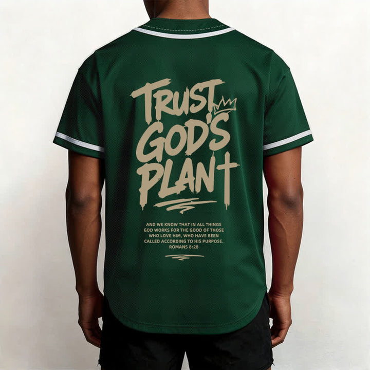 Christianartworkshop Vertraue auf Gottes Plan – Baseballtrikot mit Mesh-Knopfleiste - image 19