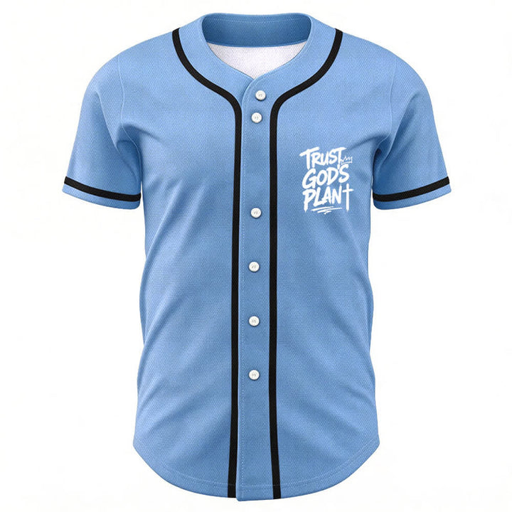 Christianartworkshop Vertraue auf Gottes Plan – Baseballtrikot mit Mesh-Knopfleiste - image 51