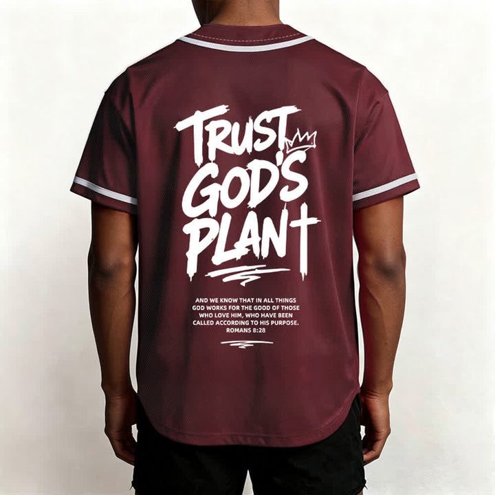 Christianartworkshop Vertraue auf Gottes Plan – Baseballtrikot mit Mesh-Knopfleiste - image 12