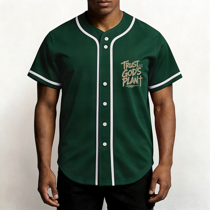 Christianartworkshop Vertraue auf Gottes Plan – Baseballtrikot mit Mesh-Knopfleiste - image 20