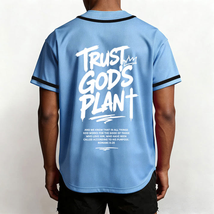 Christianartworkshop Vertraue auf Gottes Plan – Baseballtrikot mit Mesh-Knopfleiste - image 54