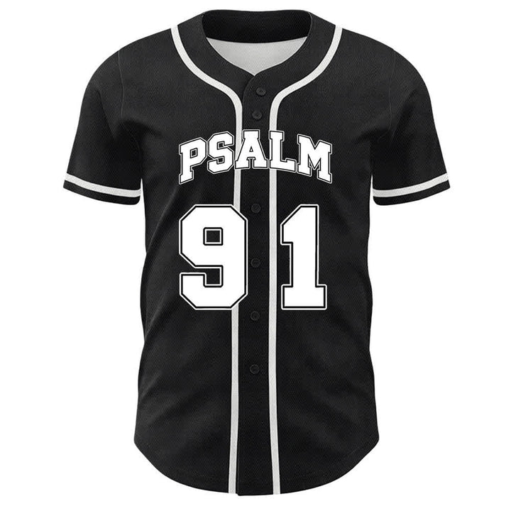 Christianartworkshop Psalm 91 Furchtlos unter Gott Baseballtrikot - image 2