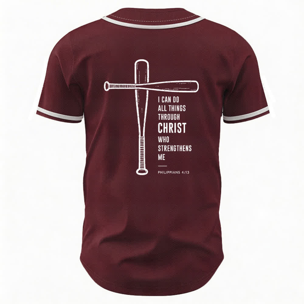 Christianartworkshop Schwarzes Baseballtrikot mit Mesh-Einsatz und Rückenausschnitt - image 15