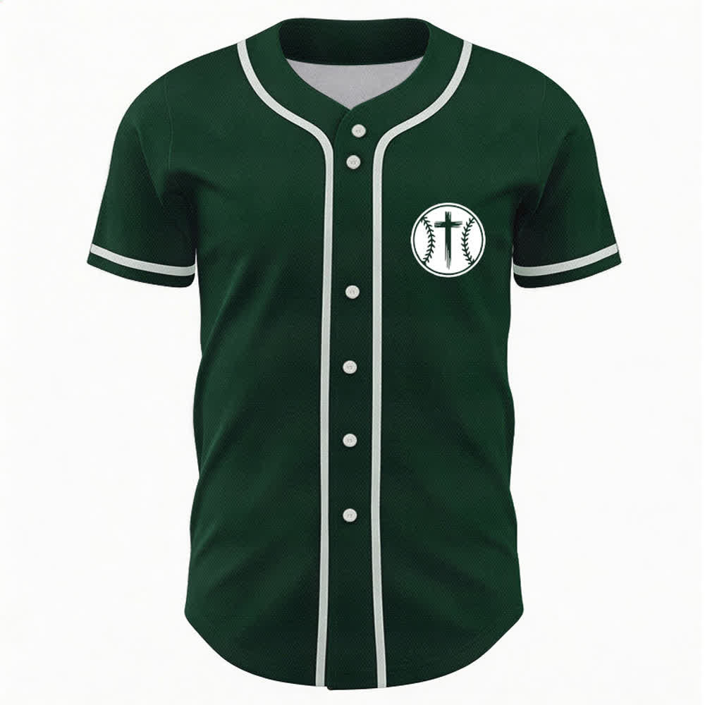 Christianartworkshop Schwarzes Baseballtrikot mit Mesh-Einsatz und Rückenausschnitt - image 23