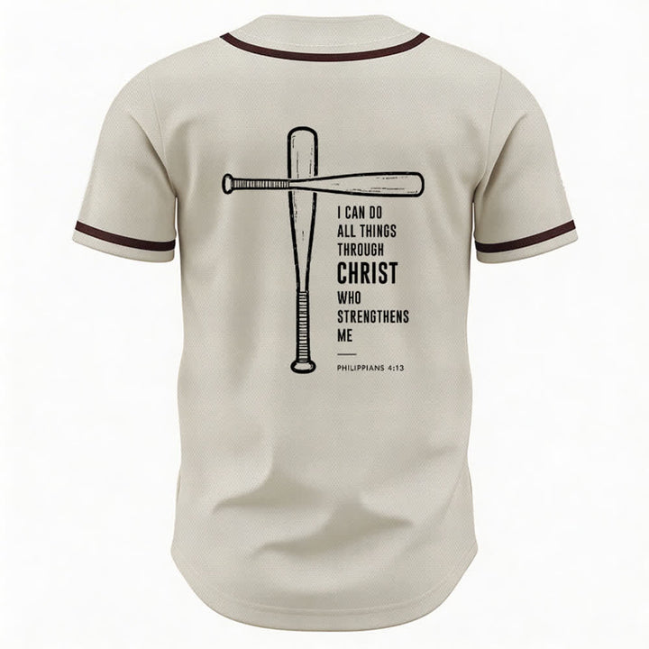 Christianartworkshop Schwarzes Baseballtrikot mit Mesh-Einsatz und Rückenausschnitt - image 29