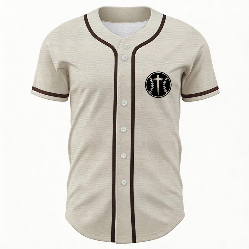 Christianartworkshop Schwarzes Baseballtrikot mit Mesh-Einsatz und Rückenausschnitt - image 30
