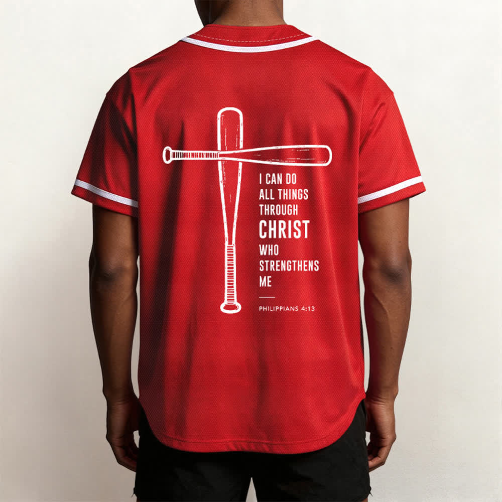 Christianartworkshop Schwarzes Baseballtrikot mit Mesh-Einsatz und Rückenausschnitt - image 47