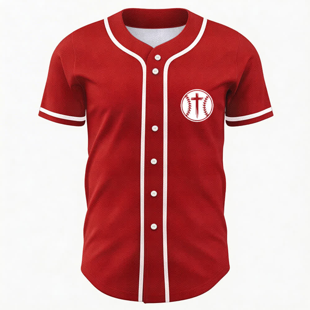 Christianartworkshop Schwarzes Baseballtrikot mit Mesh-Einsatz und Rückenausschnitt - image 44