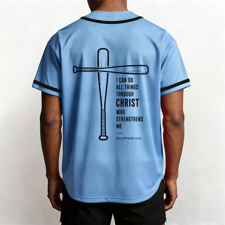 Christianartworkshop Schwarzes Baseballtrikot mit Mesh-Einsatz und Rückenausschnitt - image 54