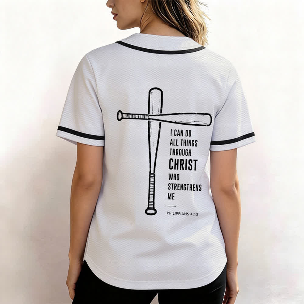 Christianartworkshop Schwarzes Baseballtrikot mit Mesh-Einsatz und Rückenausschnitt - image 10