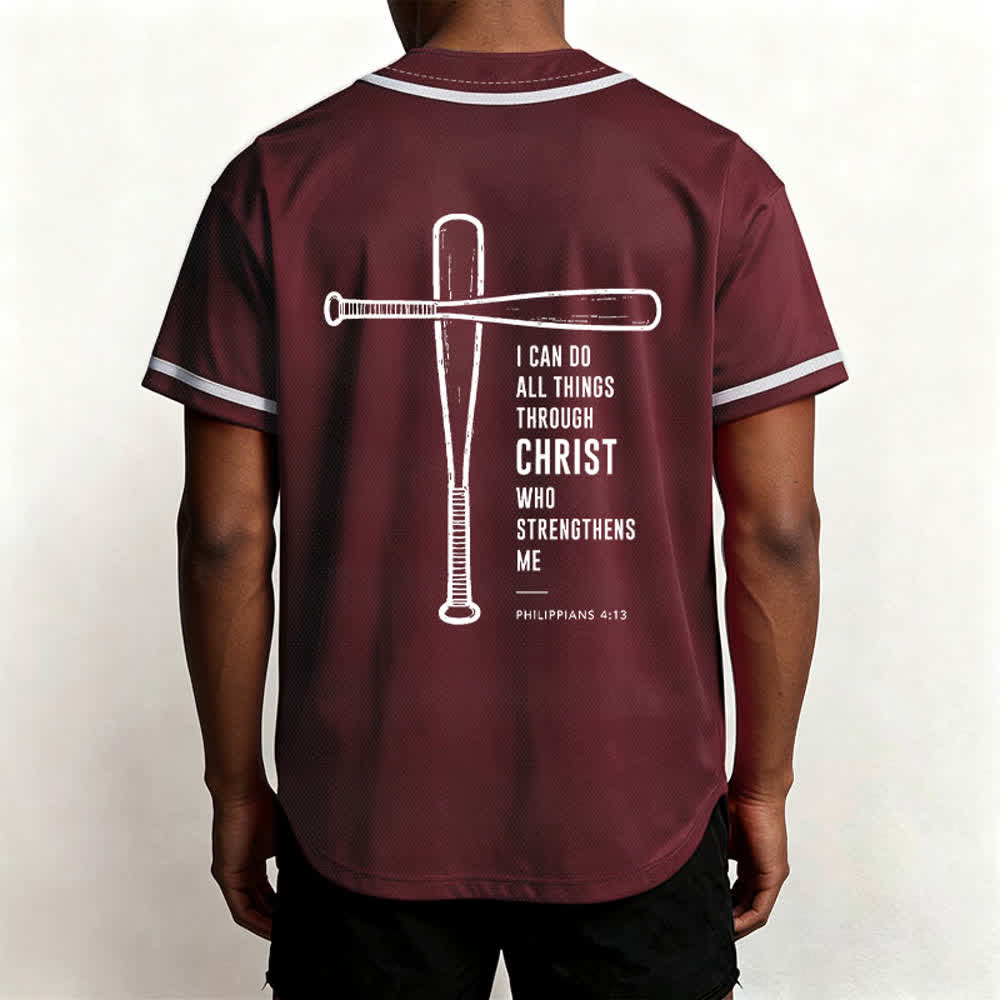 Christianartworkshop Schwarzes Baseballtrikot mit Mesh-Einsatz und Rückenausschnitt - image 19