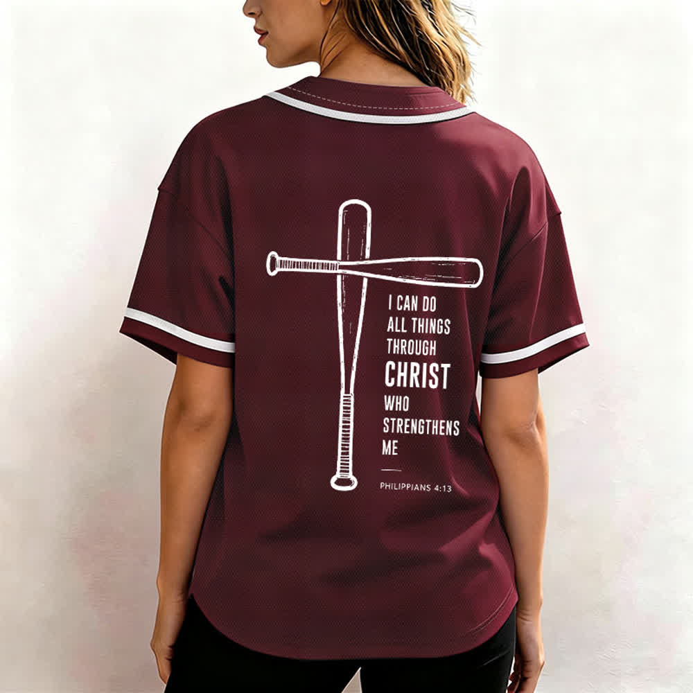 Christianartworkshop Schwarzes Baseballtrikot mit Mesh-Einsatz und Rückenausschnitt - image 17
