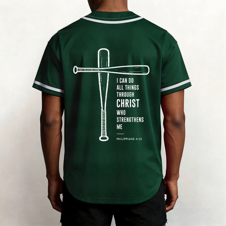 Christianartworkshop Schwarzes Baseballtrikot mit Mesh-Einsatz und Rückenausschnitt - image 26