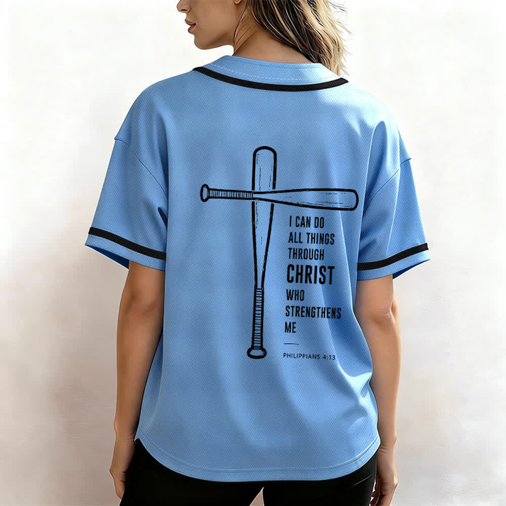 Christianartworkshop Schwarzes Baseballtrikot mit Mesh-Einsatz und Rückenausschnitt - image 52