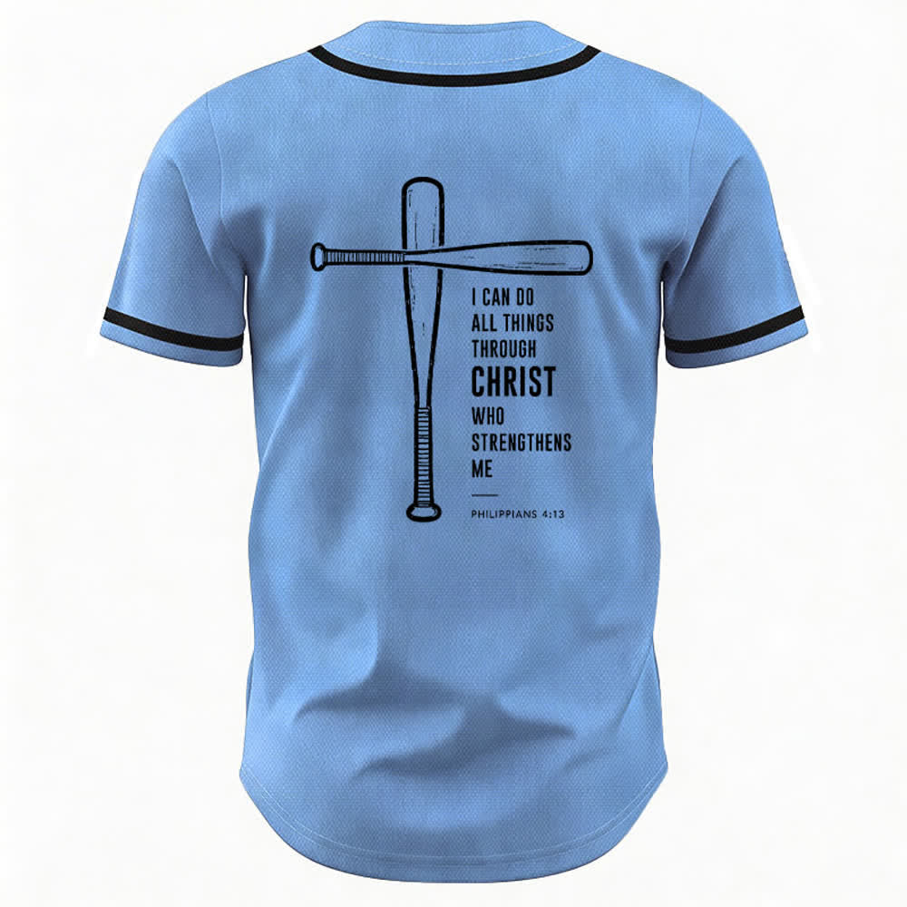 Christianartworkshop Schwarzes Baseballtrikot mit Mesh-Einsatz und Rückenausschnitt - image 50