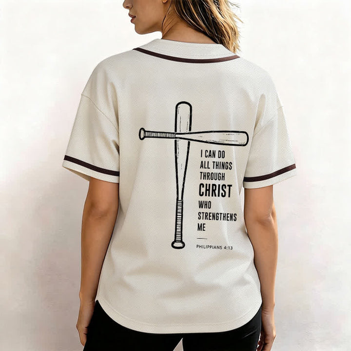 Christianartworkshop Schwarzes Baseballtrikot mit Mesh-Einsatz und Rückenausschnitt - image 31