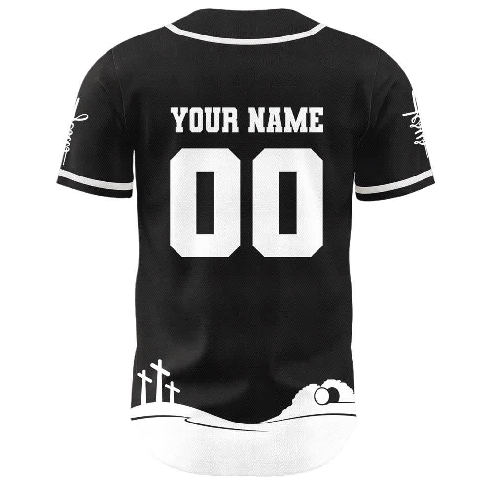 Christianartworkshop Jesus Is My King Personalisiertes Mesh-Baseballtrikot - image 4