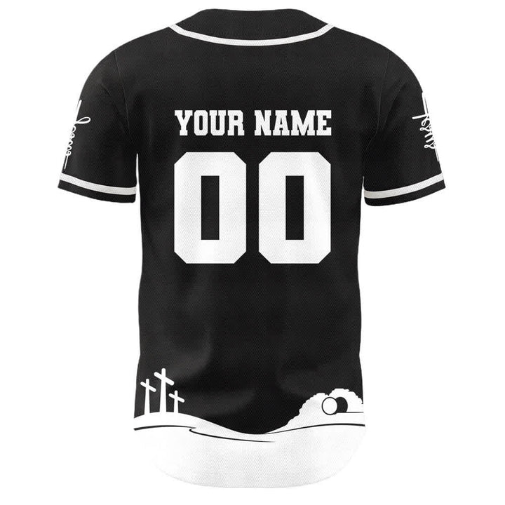 Christianartworkshop Jesus Is My King Personalisiertes Mesh-Baseballtrikot - image 4