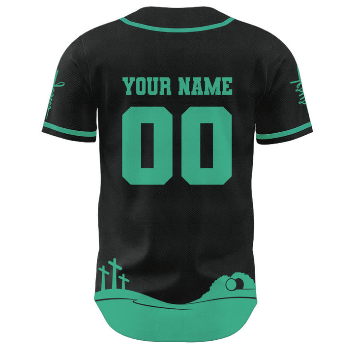 Christianartworkshop Jesus Is My King Personalisiertes Mesh-Baseballtrikot - image 10