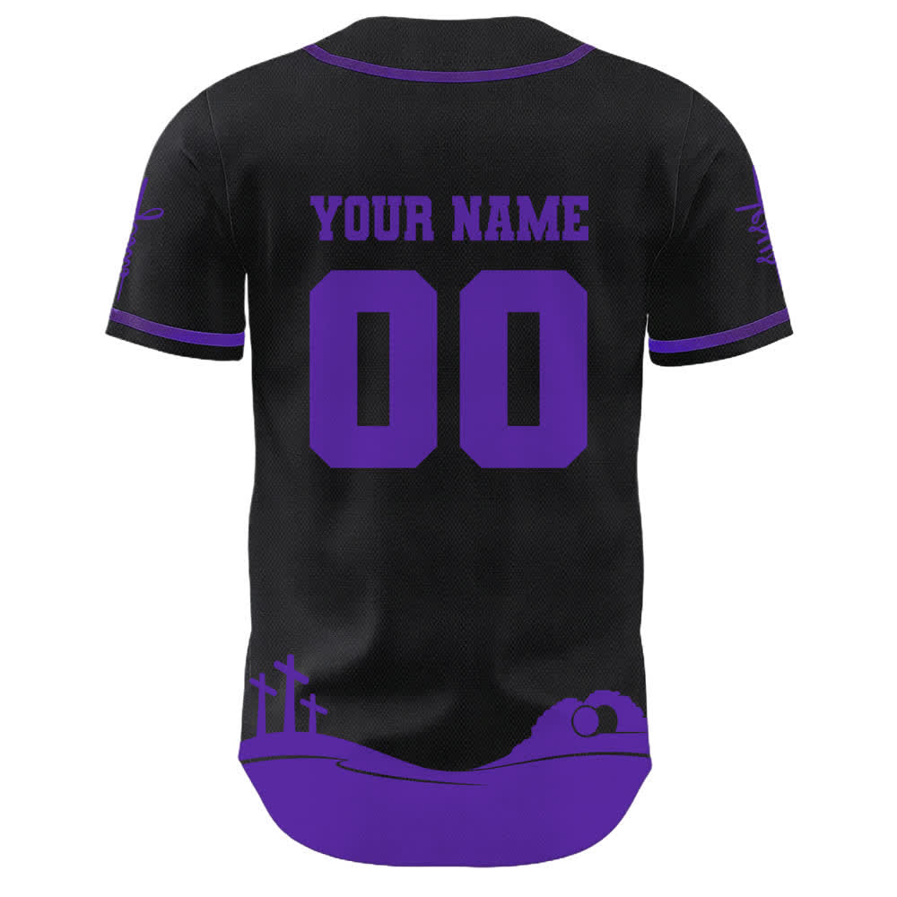 Christianartworkshop Jesus Is My King Personalisiertes Mesh-Baseballtrikot - image 7
