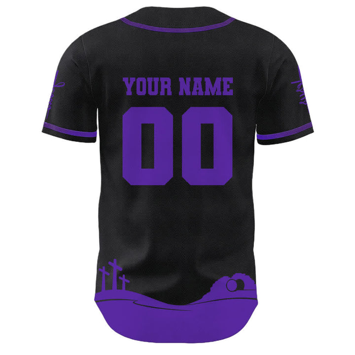 Christianartworkshop Jesus Is My King Personalisiertes Mesh-Baseballtrikot - image 7