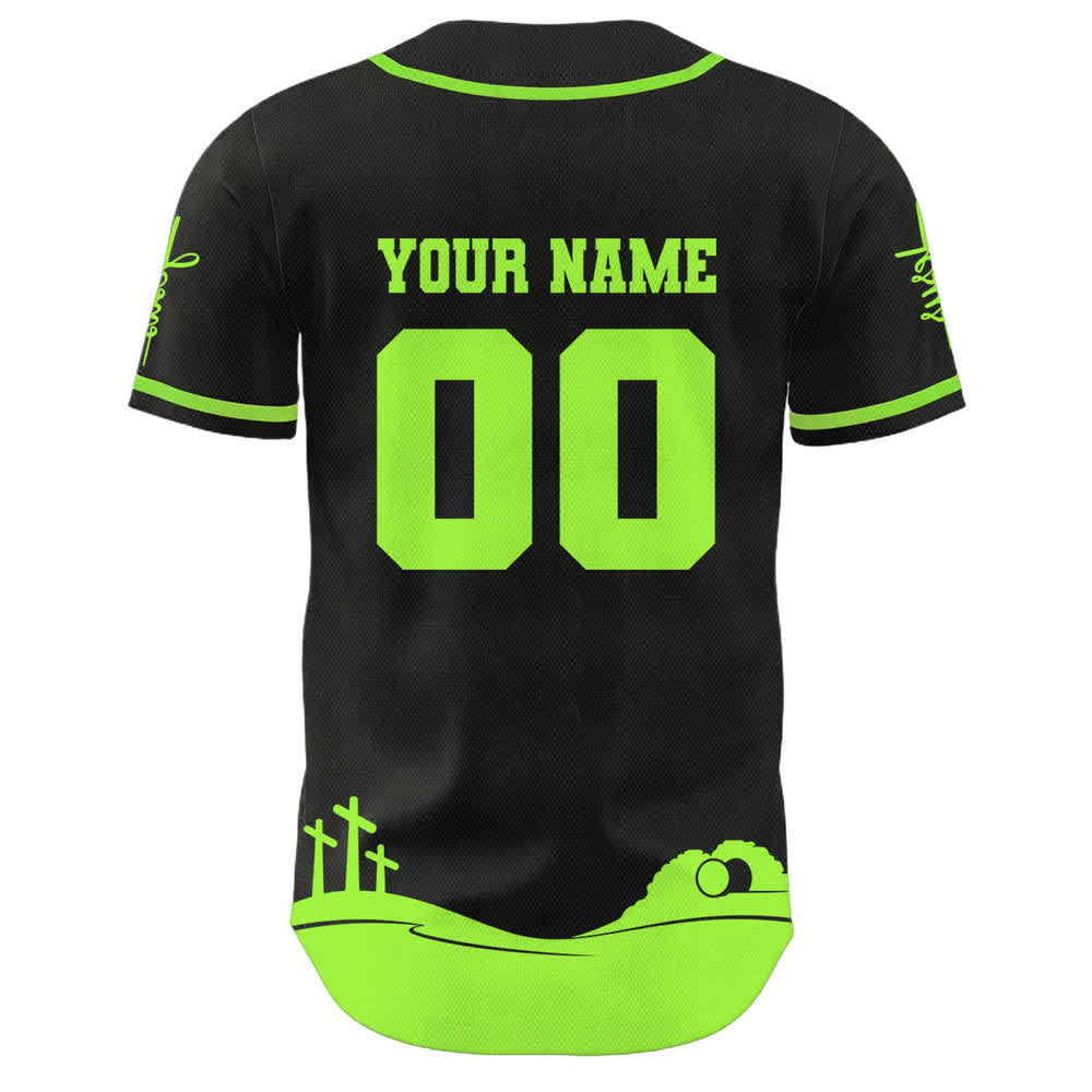 Christianartworkshop Jesus Is My King Personalisiertes Mesh-Baseballtrikot - image 25