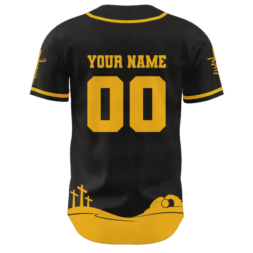 Christianartworkshop Jesus Is My King Personalisiertes Mesh-Baseballtrikot - image 19