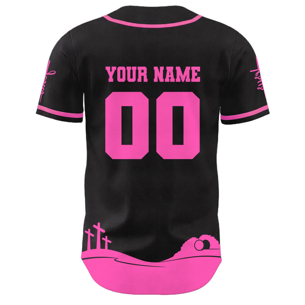 Christianartworkshop Jesus Is My King Personalisiertes Mesh-Baseballtrikot - image 22