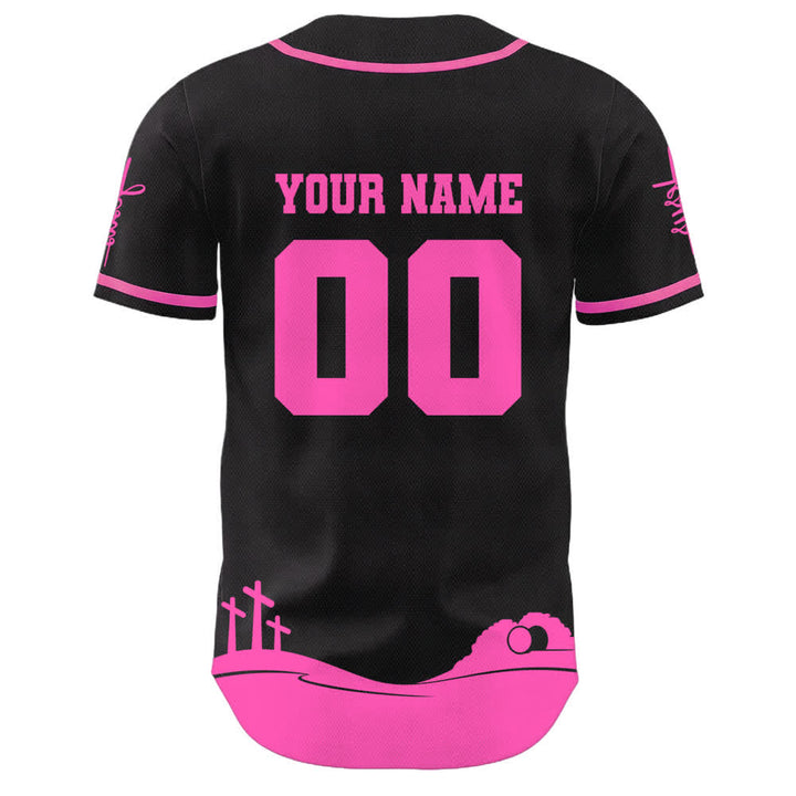 Christianartworkshop Jesus Is My King Personalisiertes Mesh-Baseballtrikot - image 22