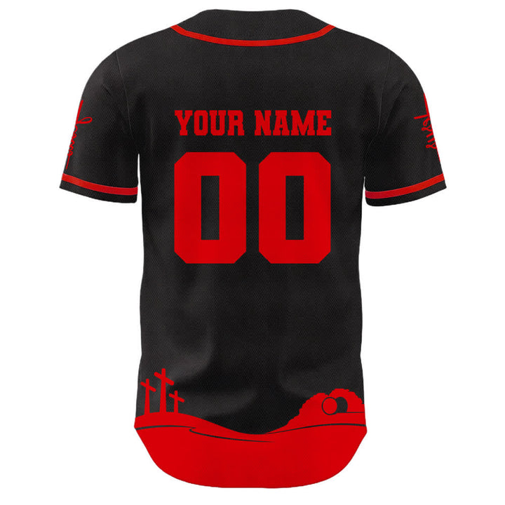 Christianartworkshop Jesus Is My King Personalisiertes Mesh-Baseballtrikot - image 16