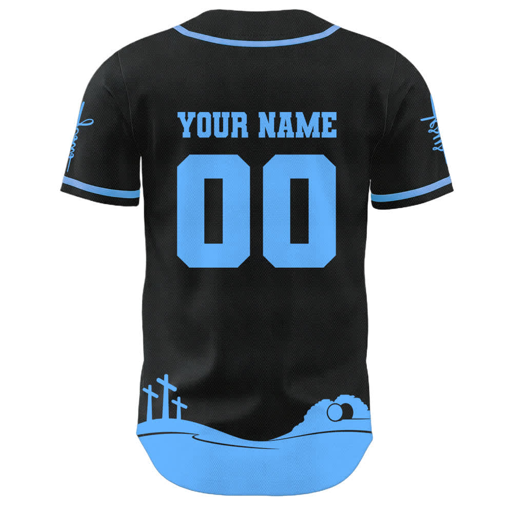 Christianartworkshop Jesus Is My King Personalisiertes Mesh-Baseballtrikot - image 13