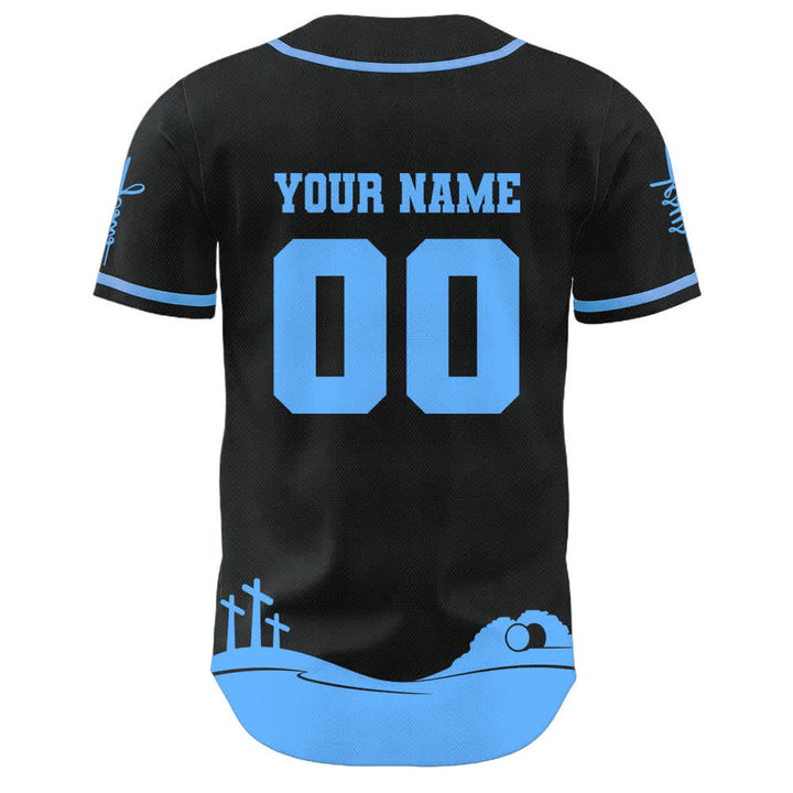 Christianartworkshop Jesus Is My King Personalisiertes Mesh-Baseballtrikot - image 13