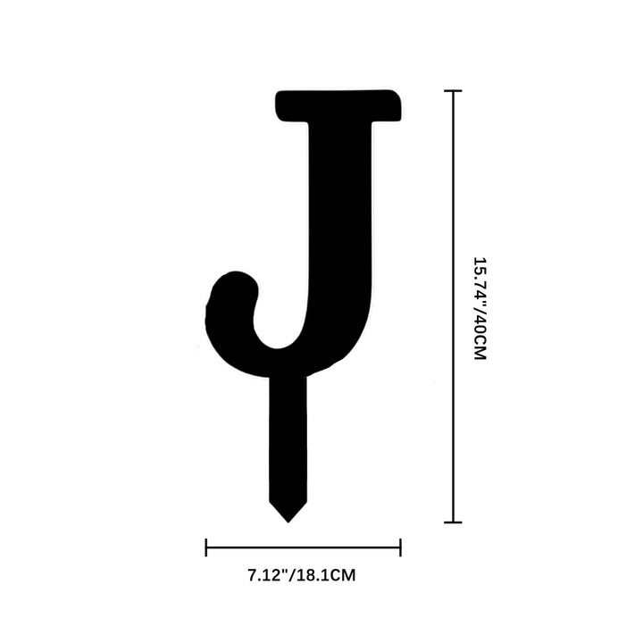 Christianartworkshop Runder Metallpfahl mit der Silhouette der Heiligen Familie: Symbol der nächtlichen, heiligen Gnade für Ihren Garten - J - 13,24''*7,13''*0,04''/40*18,1*0,1 cm - image 19