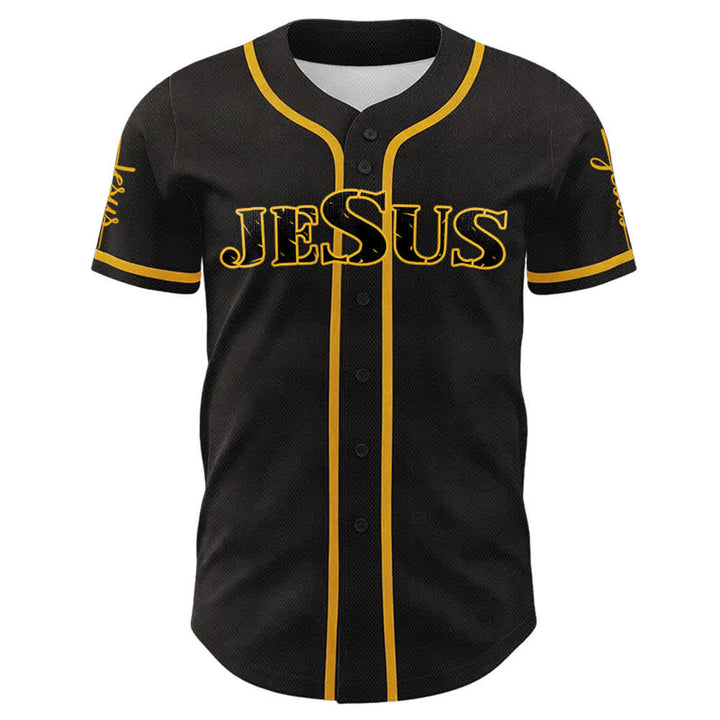 Christianartworkshop Jesus Kreuz Nagel und Dornenkrone Baseballtrikot - image 2