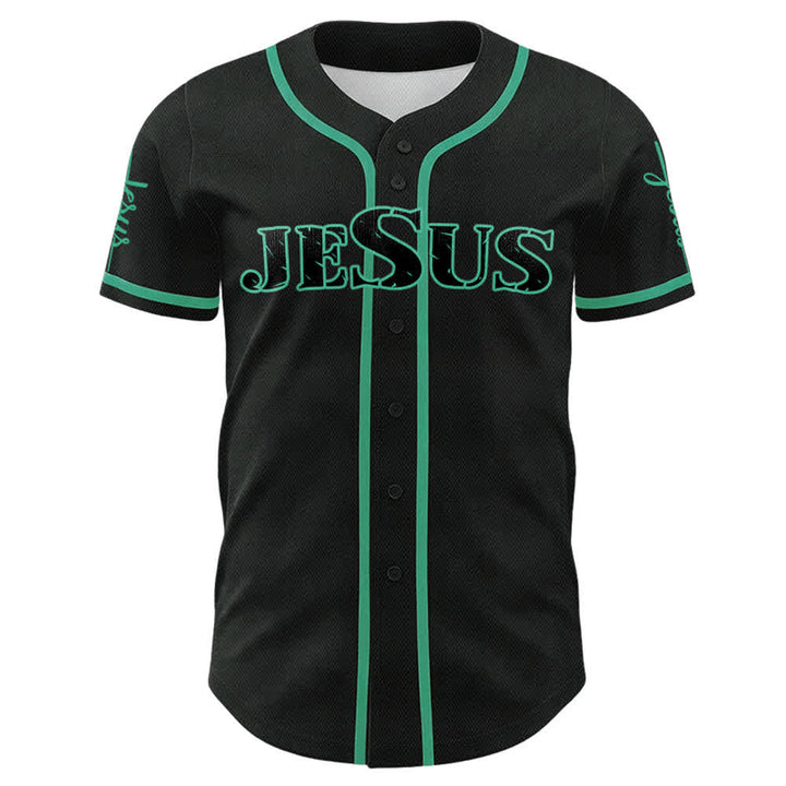 Christianartworkshop Jesus Kreuz Nagel und Dornenkrone Baseballtrikot - image 14