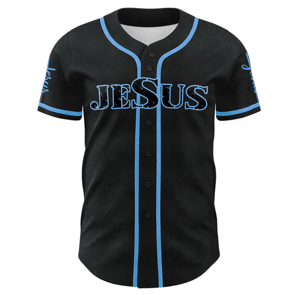 Christianartworkshop Jesus Kreuz Nagel und Dornenkrone Baseballtrikot - image 17