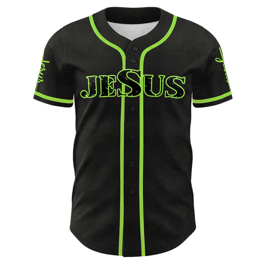 Christianartworkshop Jesus Kreuz Nagel und Dornenkrone Baseballtrikot - image 23