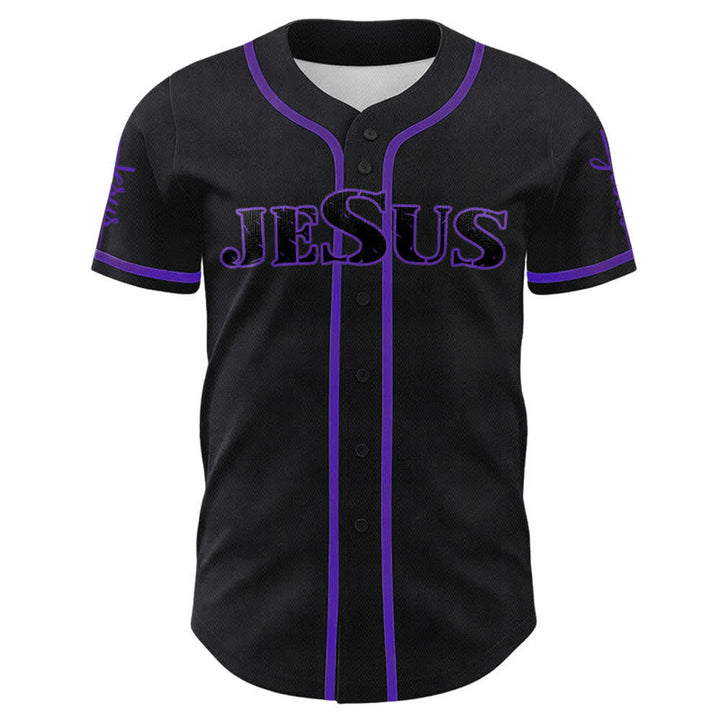 Christianartworkshop Jesus Kreuz Nagel und Dornenkrone Baseballtrikot - image 26