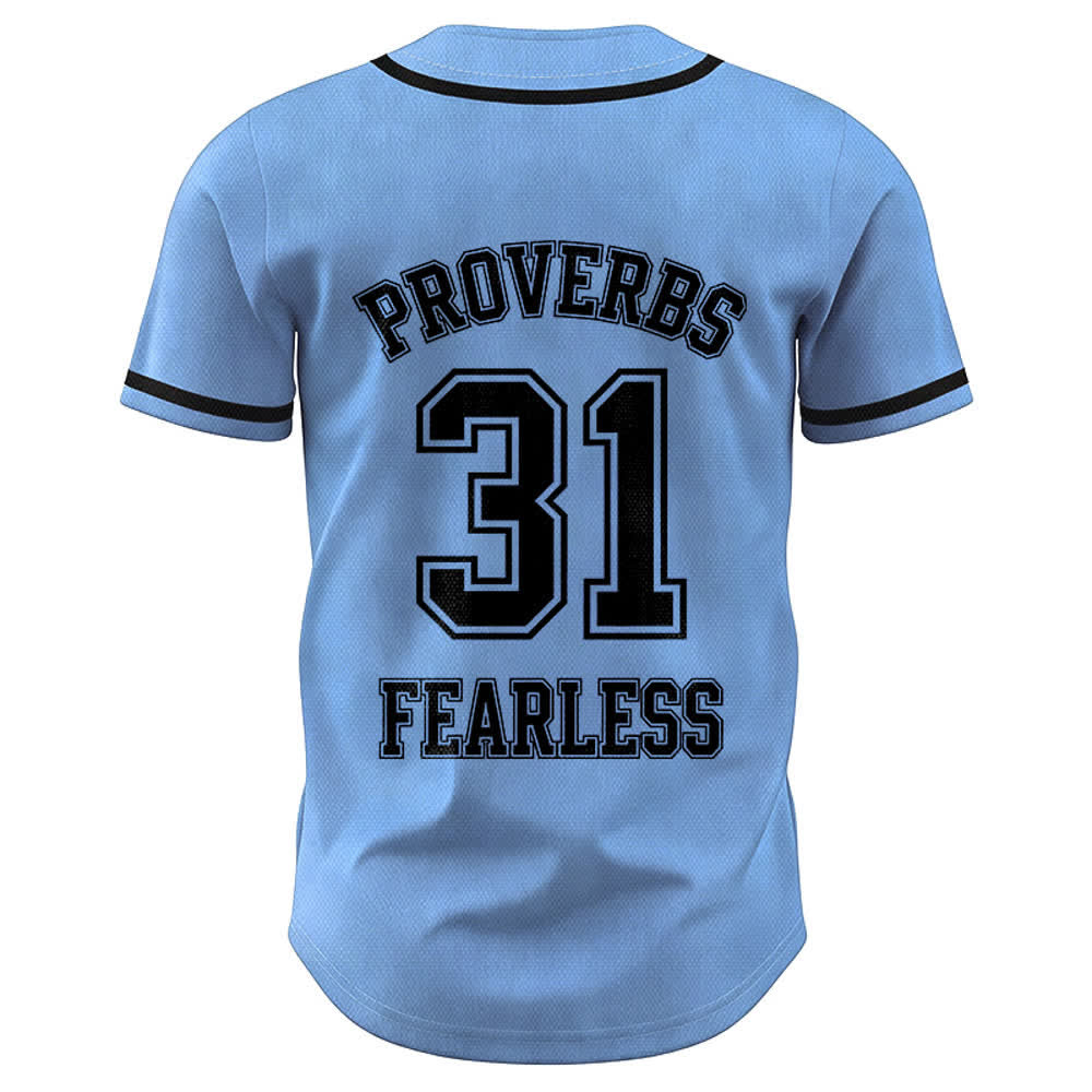 Christianartworkshop Baseballtrikot mit dem Aufdruck „Furchtloser Glaube“ aus Sprüche 31 (Unisex) - image 36