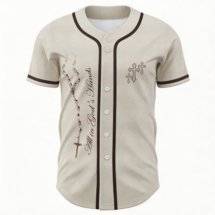 Christianartworkshop Vertrauen, Hoffnung, Streben, Glaube – Alles in Gottes Händen – Unisex-Baseballtrikot mit Glaubensmotiv - image 29