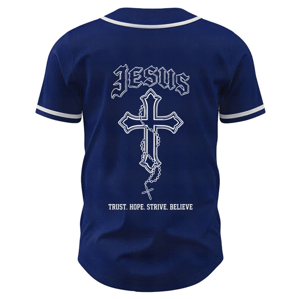 Christianartworkshop Vertrauen, Hoffnung, Streben, Glaube – Alles in Gottes Händen – Unisex-Baseballtrikot mit Glaubensmotiv - image 23