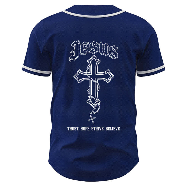 Christianartworkshop Vertrauen, Hoffnung, Streben, Glaube – Alles in Gottes Händen – Unisex-Baseballtrikot mit Glaubensmotiv - image 23