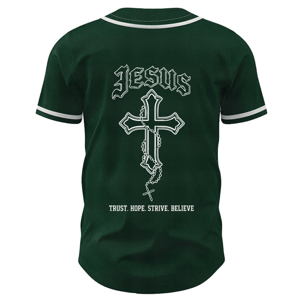 Christianartworkshop Vertrauen, Hoffnung, Streben, Glaube – Alles in Gottes Händen – Unisex-Baseballtrikot mit Glaubensmotiv - image 44