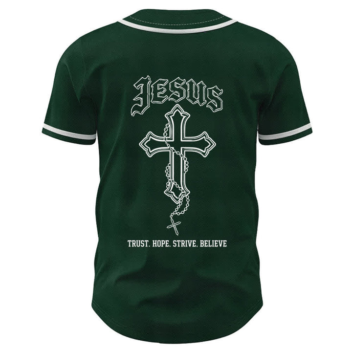 Christianartworkshop Vertrauen, Hoffnung, Streben, Glaube – Alles in Gottes Händen – Unisex-Baseballtrikot mit Glaubensmotiv - image 44
