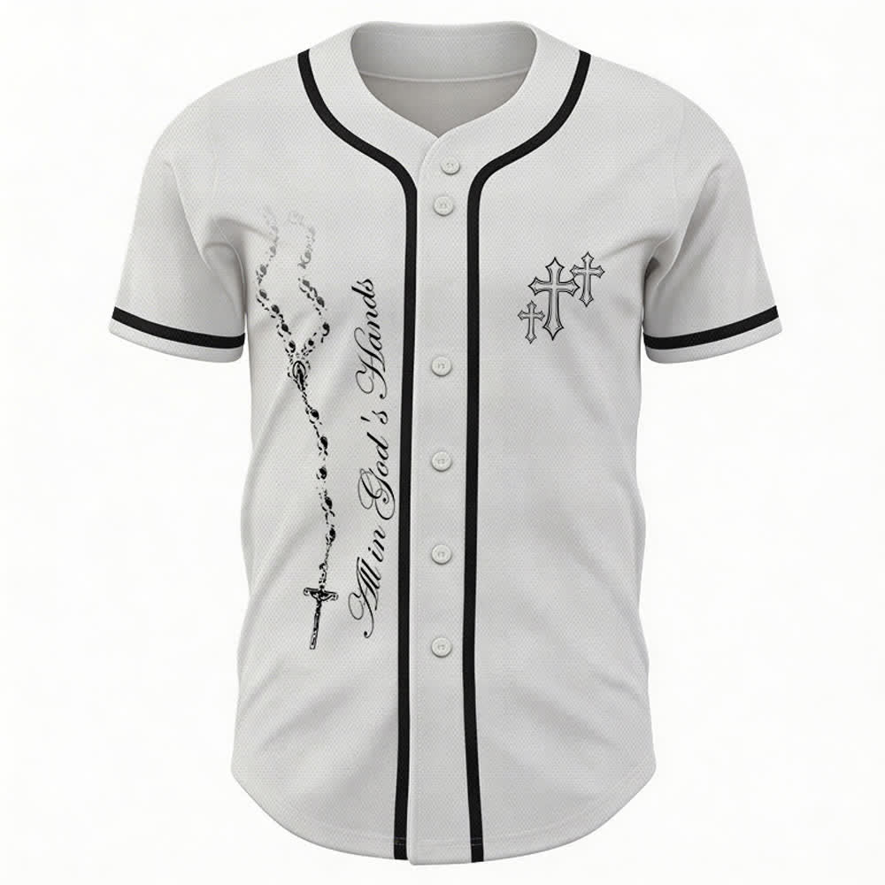 Christianartworkshop Vertrauen, Hoffnung, Streben, Glaube – Alles in Gottes Händen – Unisex-Baseballtrikot mit Glaubensmotiv - image 15