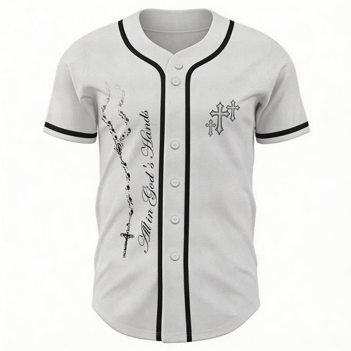 Christianartworkshop Vertrauen, Hoffnung, Streben, Glaube – Alles in Gottes Händen – Unisex-Baseballtrikot mit Glaubensmotiv - image 15