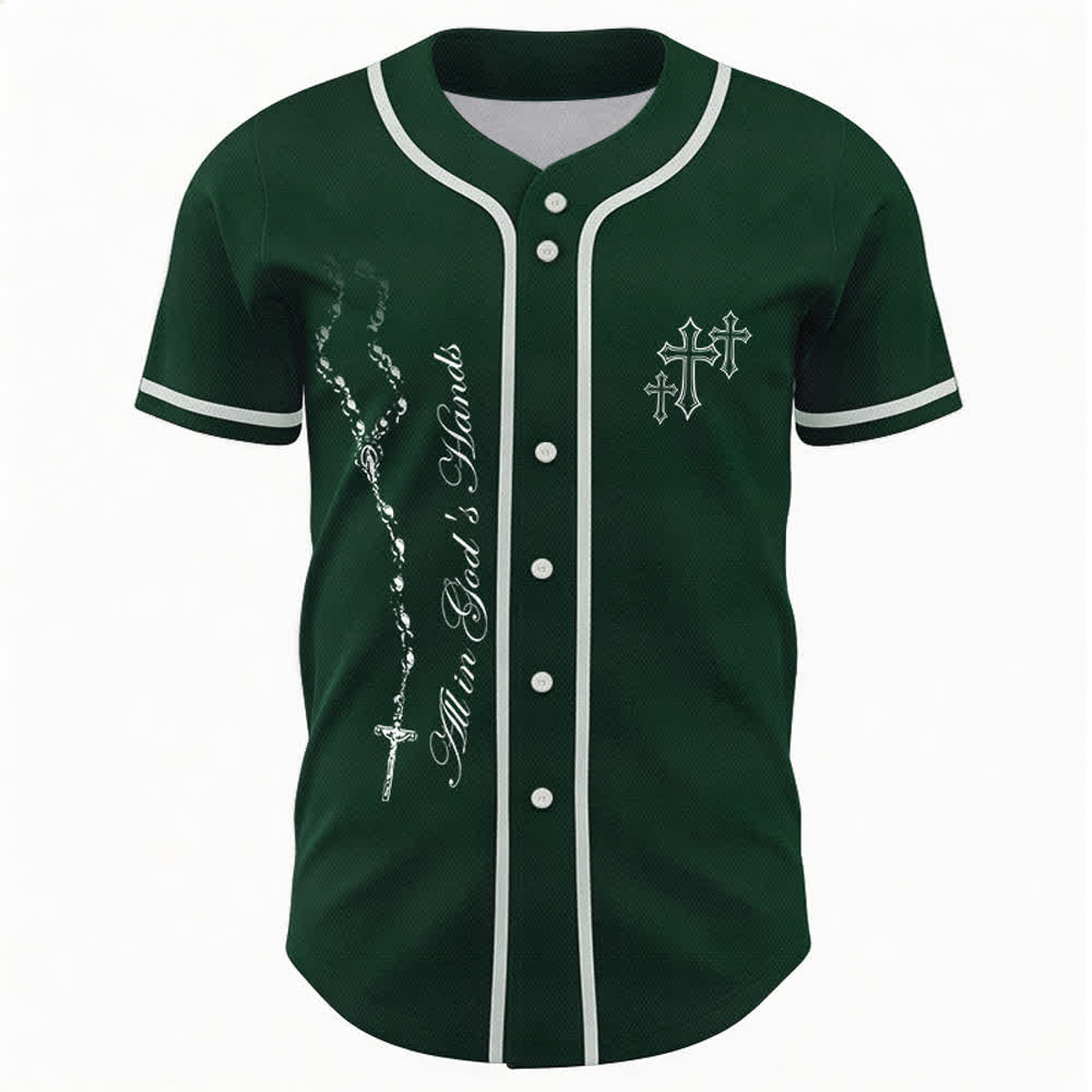Christianartworkshop Vertrauen, Hoffnung, Streben, Glaube – Alles in Gottes Händen – Unisex-Baseballtrikot mit Glaubensmotiv - image 43